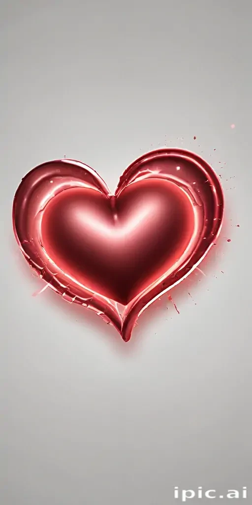 glow heart png