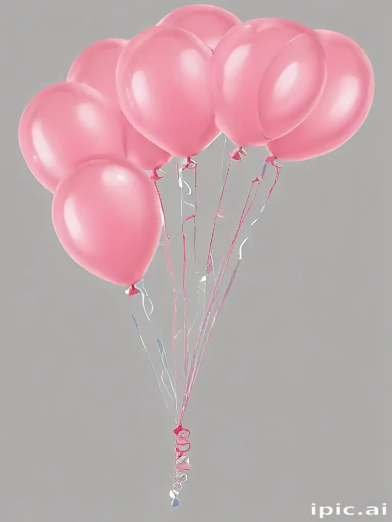 pink balloons png