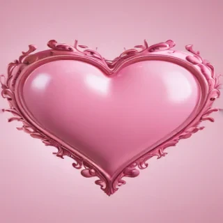 pink heart png