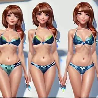bikini girls ai