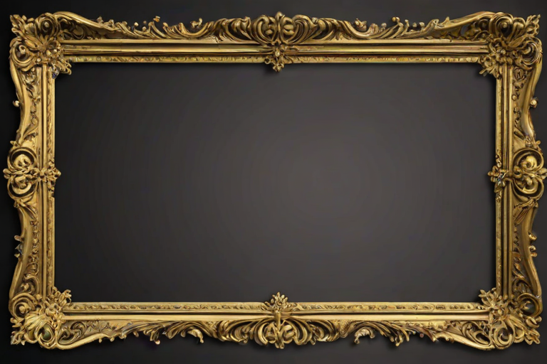 gold frame png transparent