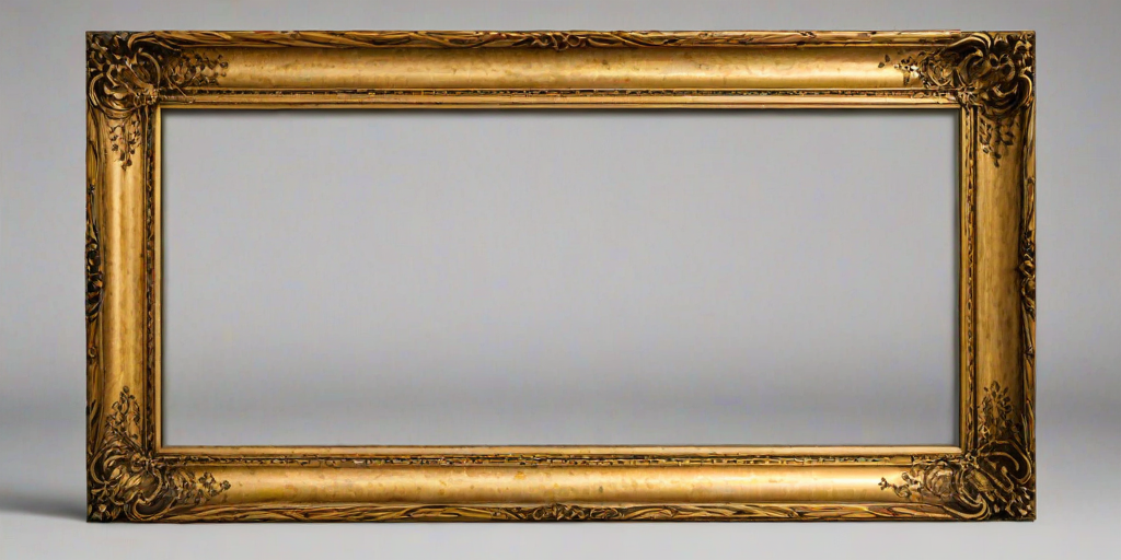 wooden picture frame png