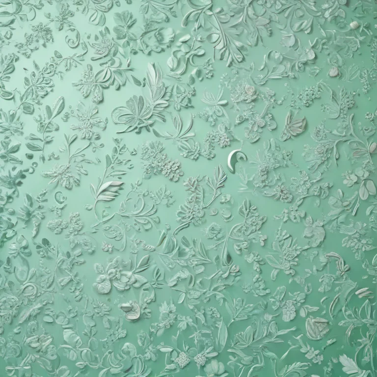 mint green background