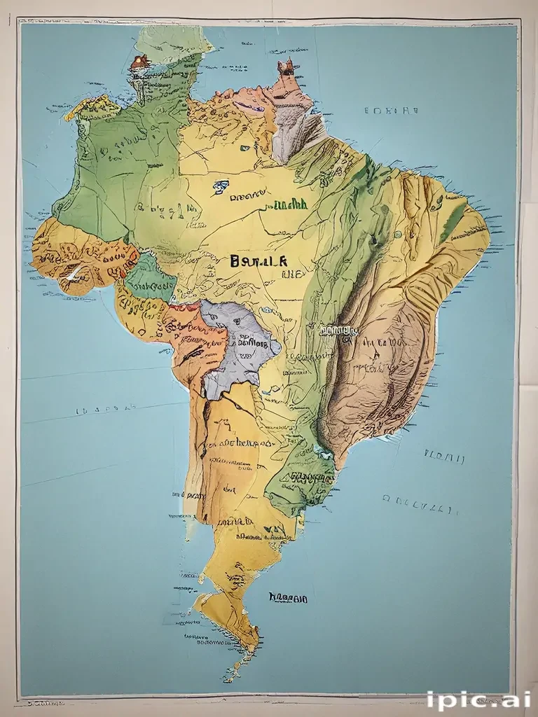 map of brazil