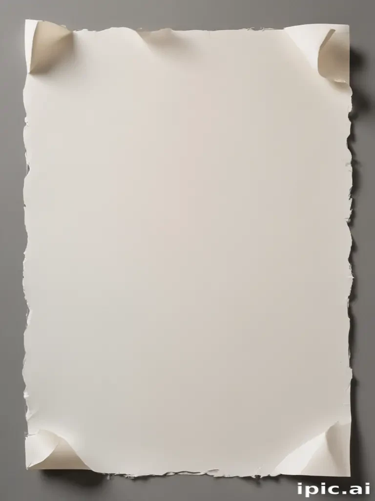 transparent background ripped paper