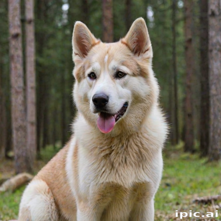 alaskan husky shepherd