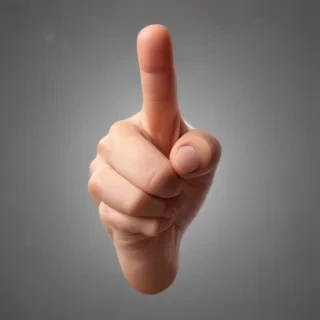 pointing finger png