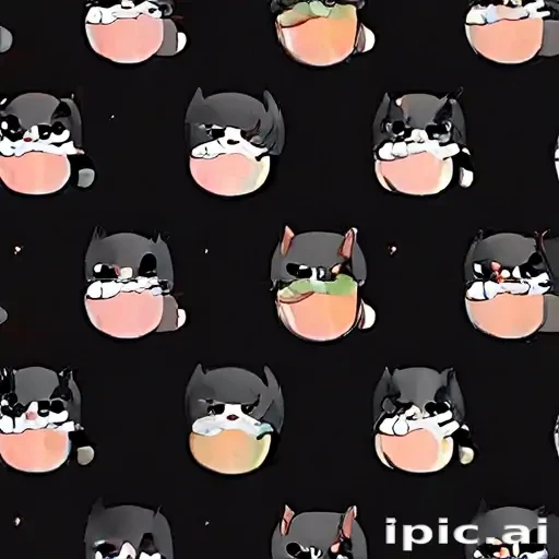 black wallpaper cute