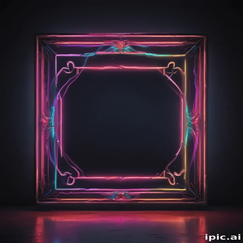 neon frame