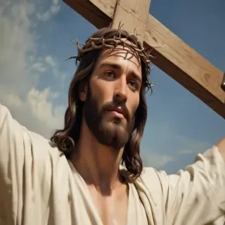 picture of jesus on cross