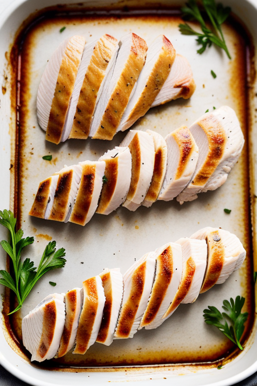baked thin sliced chicken breast