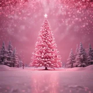 christmas background pink
