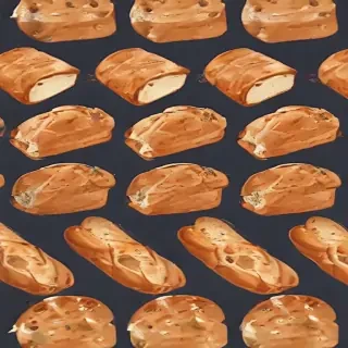 bread in cartoon