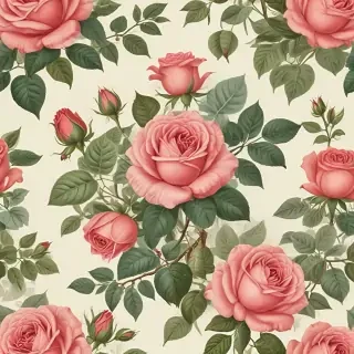 vintage rose illustration