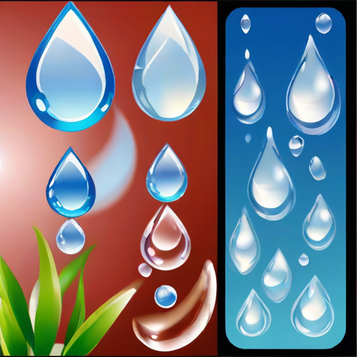 water droplets clipart