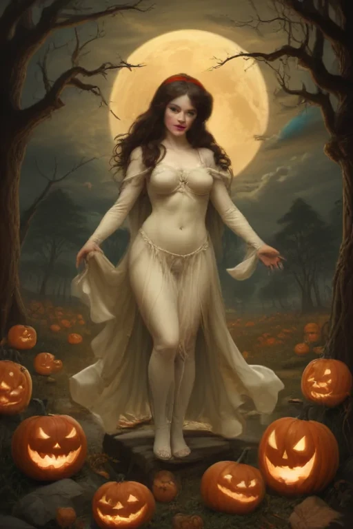 public domain vintage halloween art