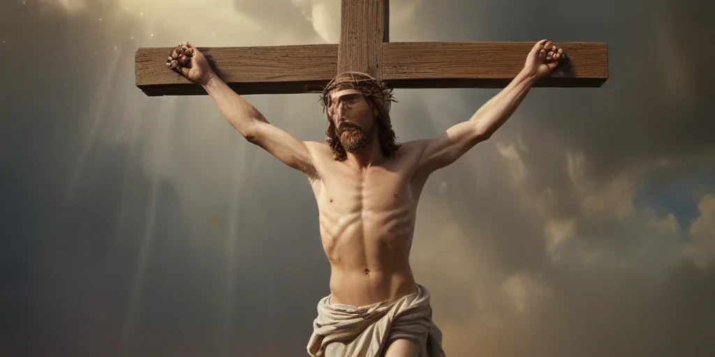 pictures of jesus on a cross