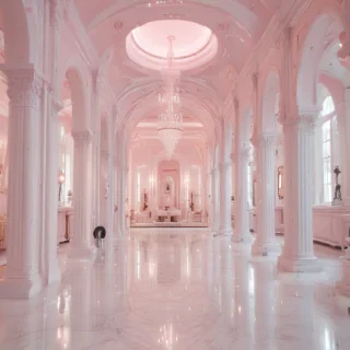 pink and white aesthetic