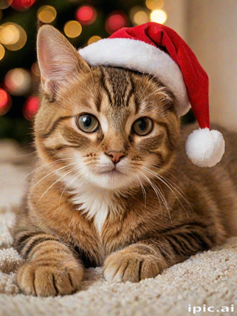 pictures of cats for christmas