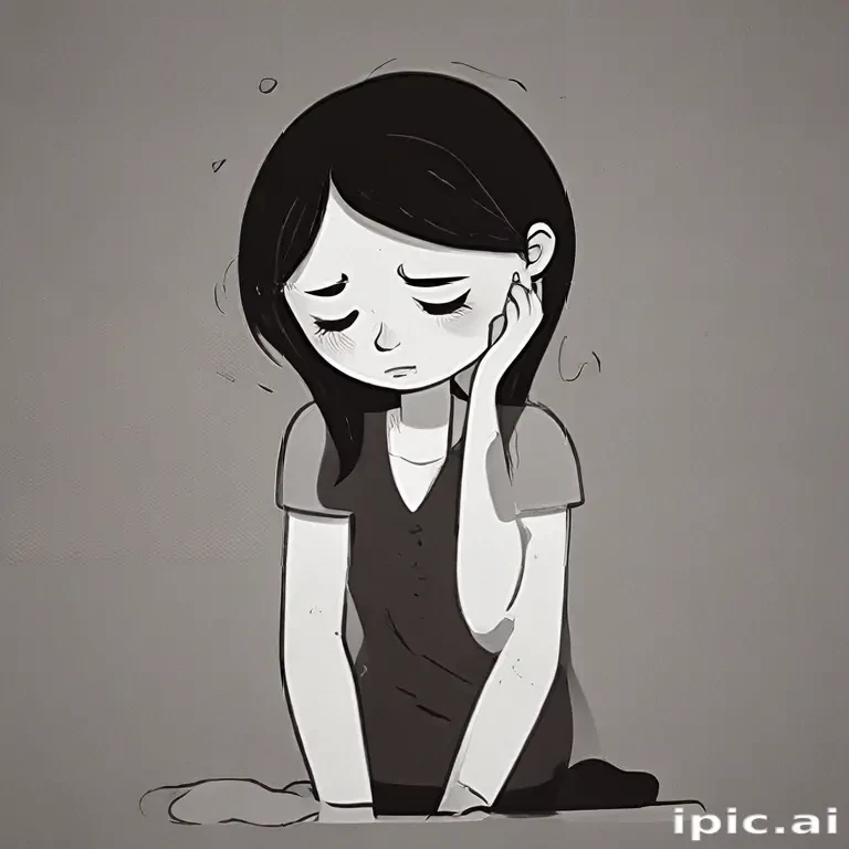 cartoon images of depression