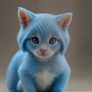 cute blue