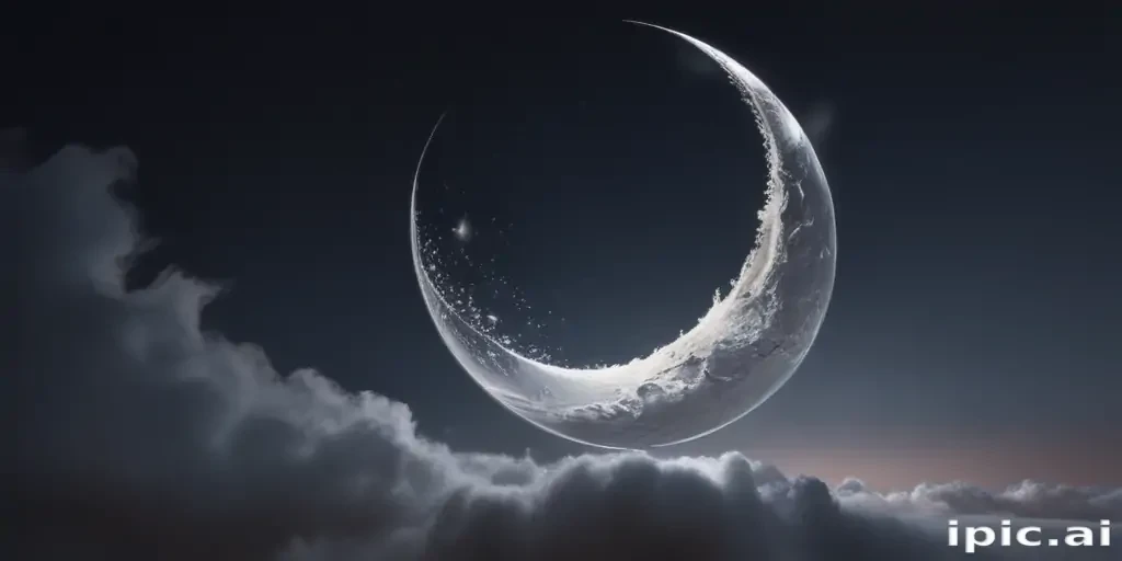 crescent moon transparent background