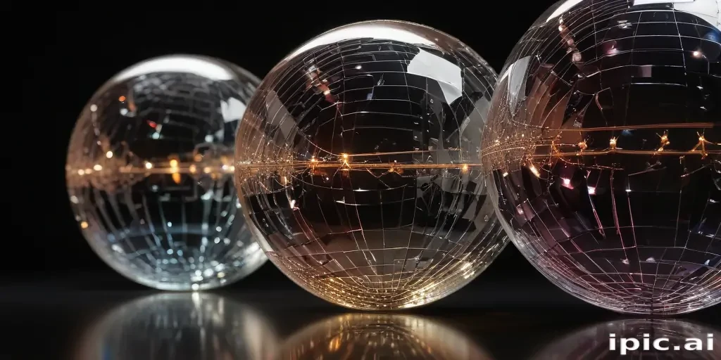 transparent disco balls