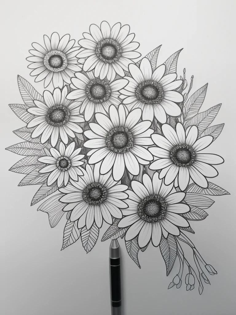 flower doodle