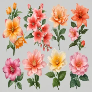 flower clipart transparent background