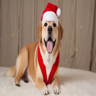 pictures of dogs christmas