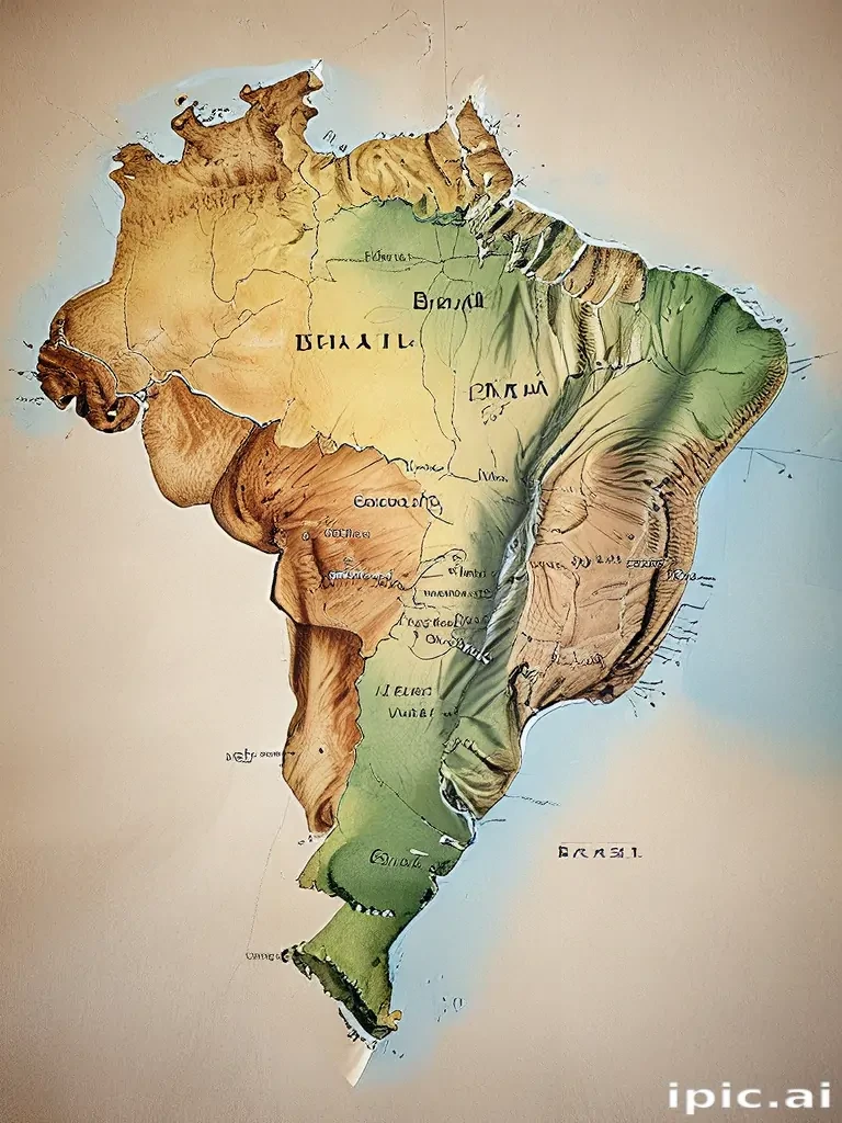 map of brazil
