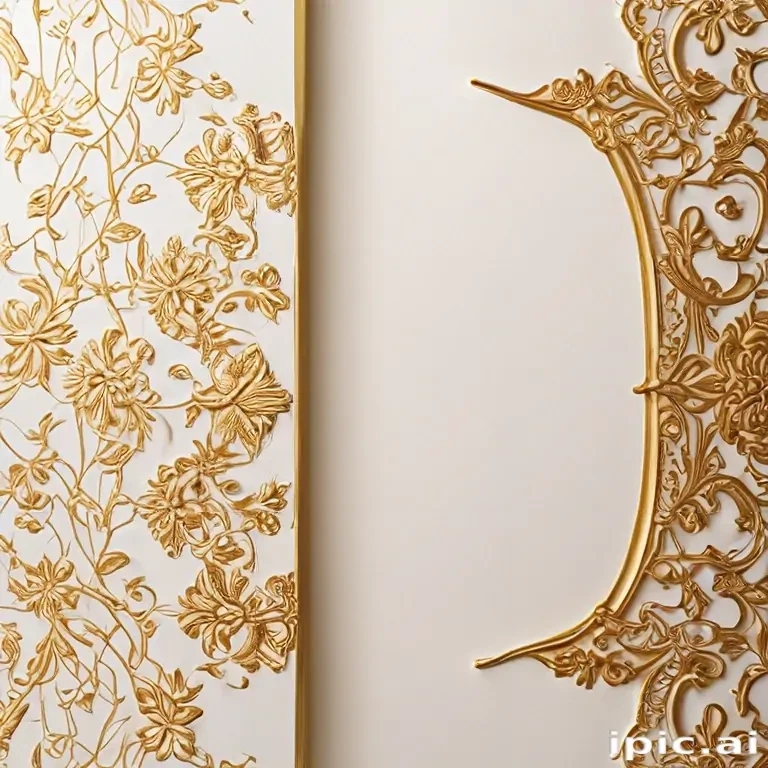 elegant white and gold background