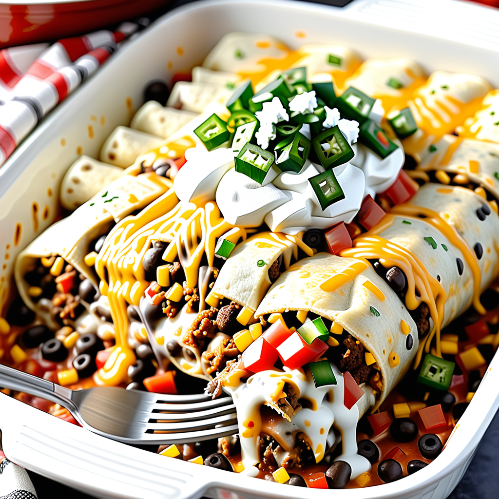 burrito casserole with frozen burritos