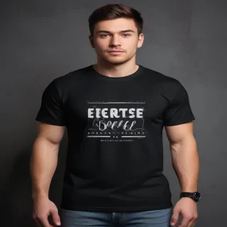 black mockup shirt