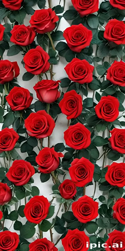 red roses aesthetic