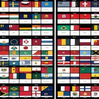 all country flags