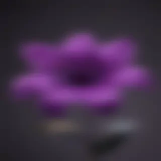 purple flower png