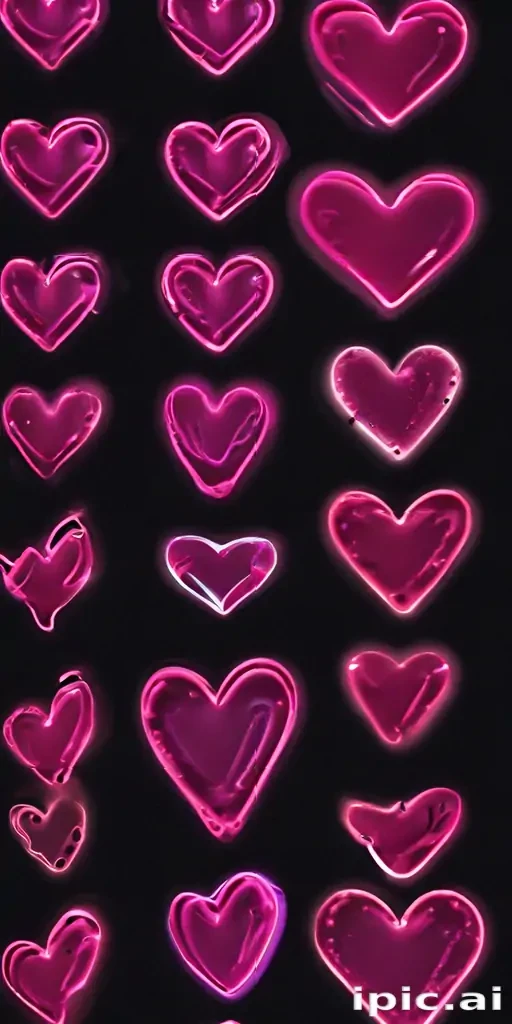 glow heart png