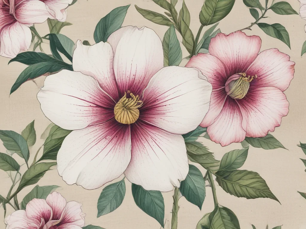flower color drawings