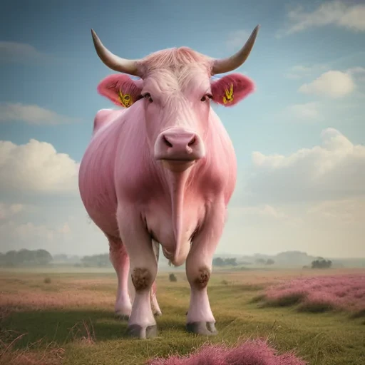 pink cow wallpaper
