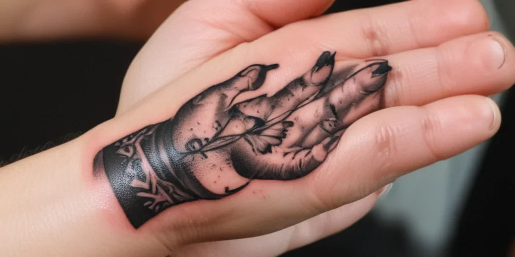 i love you sign language tattoo