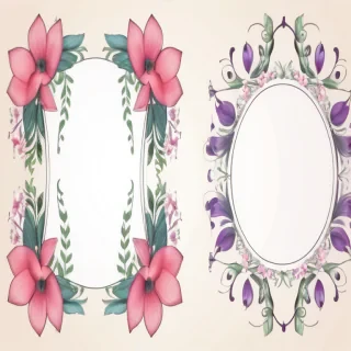 floral frames