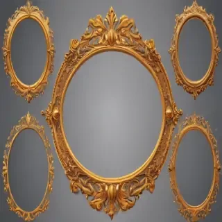 oval frame clipart