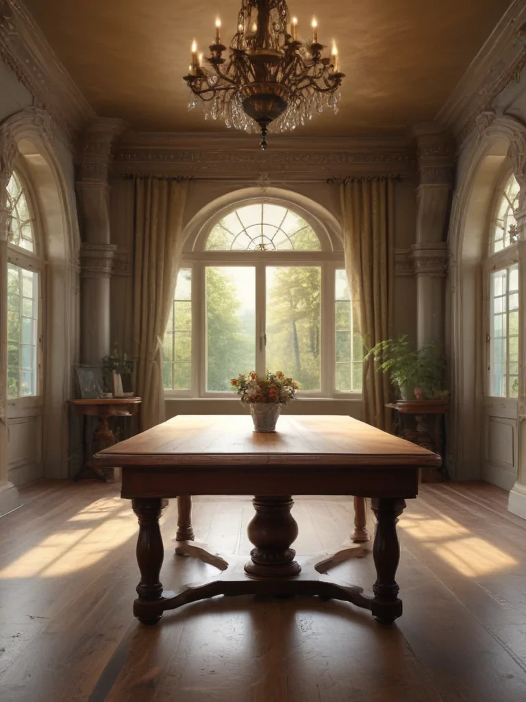 background with table