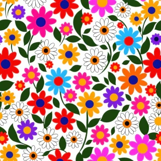cartoon flowers transparent background