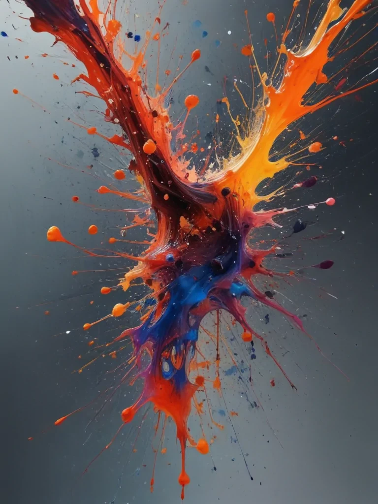 paint splatter transparent