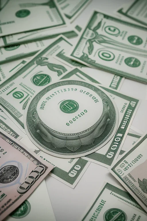 money with transparent background