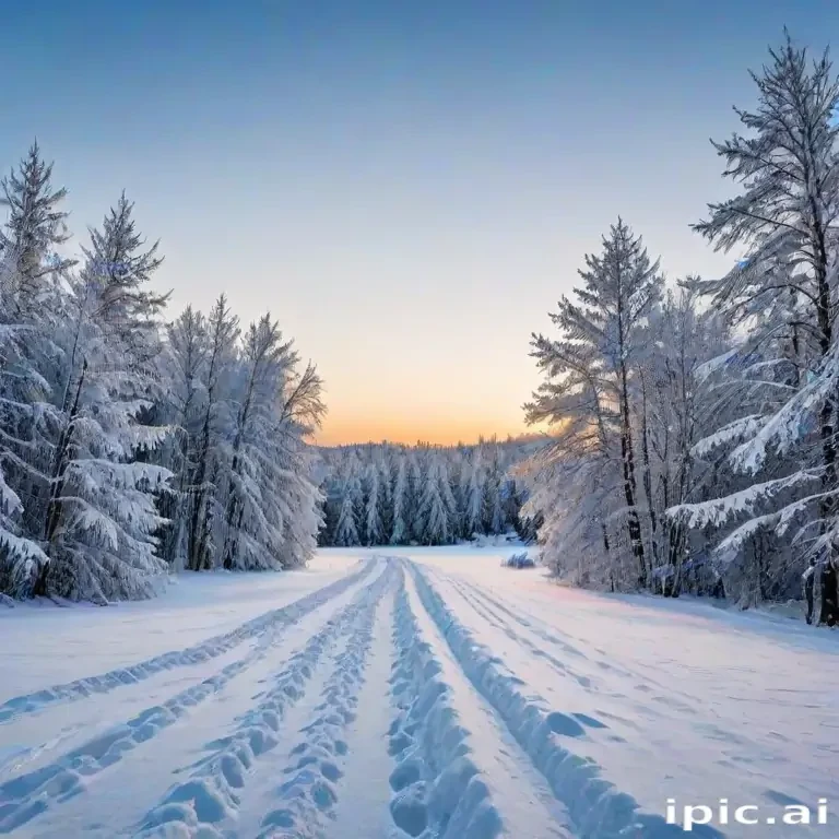 winter zoom background