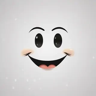 smiling face transparent