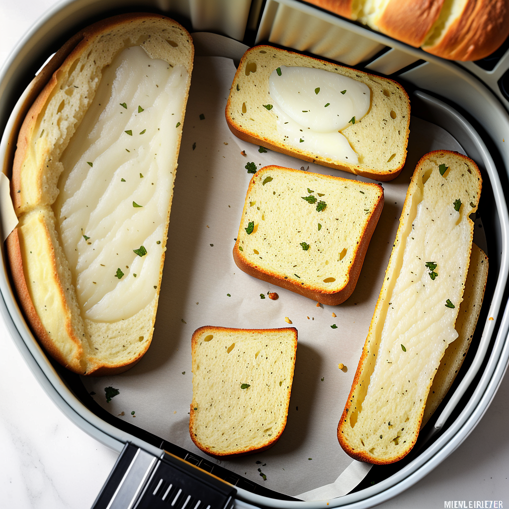 air fryer frozen garlic bread